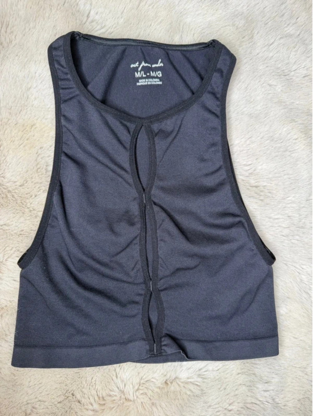 Out From Under urban outfitters seamless keyhole crop top size M/L